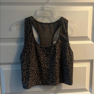 Evolution and Creation Black Leopard Tank Top